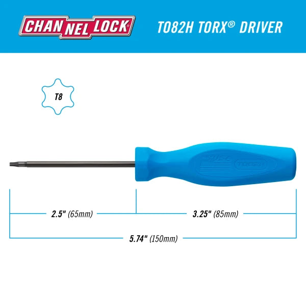CHANNELLOCK TORX® T8 X 2.5" Screwdriver