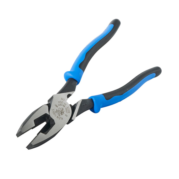KLEIN TOOLS 9" Fish Tape Pull/Crimping Lineman's Pliers