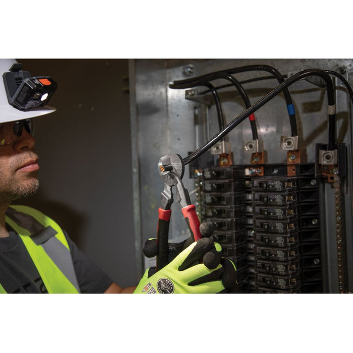 KLEIN TOOLS JOURNEYMAN™ High Leverage Cable Cutter w/ Stripping