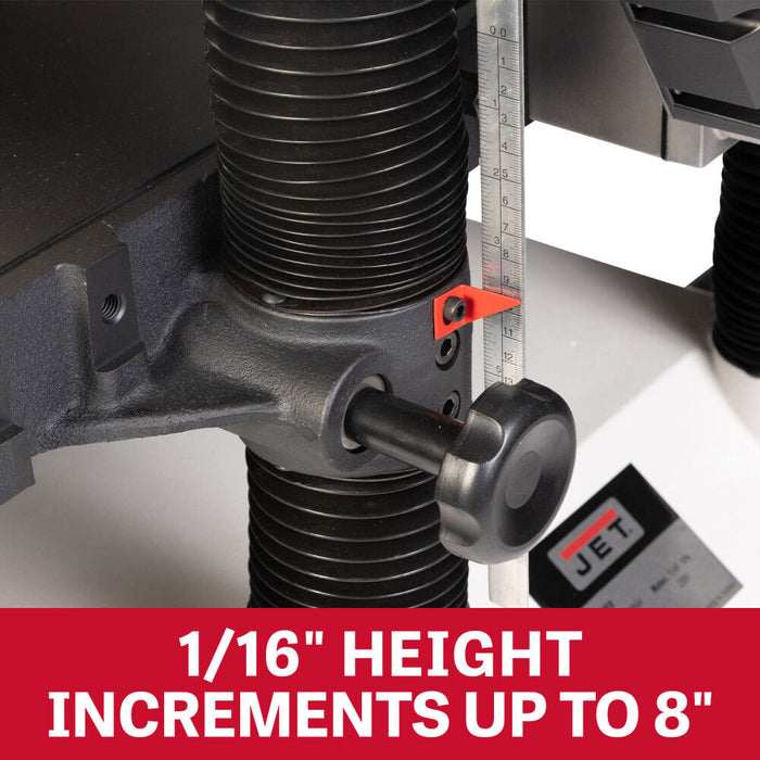 JET BLACK JWP-208HH-BLK 20" Helical Head Planer