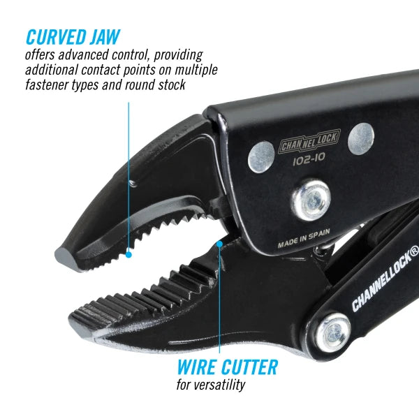 CHANNELLOCK 2pc Curved Jaw Locking Pliers Set
