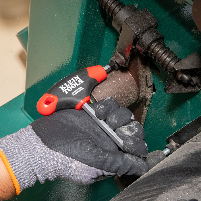 KLEIN TOOLS JOURNEYMAN™ 10 PC. 4" SAE T-Handle Hex Key Set w/ Stand