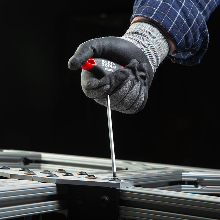 KLEIN TOOLS JOURNEYMAN™ 10 PC. 6" SAE Ball-End T-Handle Hex Key Set w/ Stand