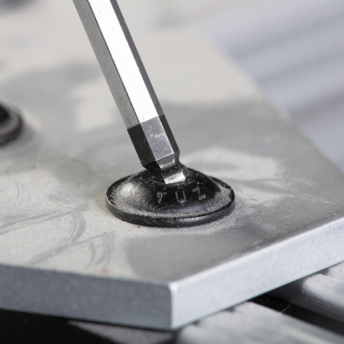 KLEIN TOOLS JOURNEYMAN™ 10 PC. 6" SAE Ball-End T-Handle Hex Key Set w/ Stand