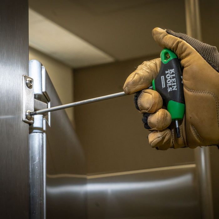 KLEIN TOOLS JOURNEYMAN™ 7 PC. 6" TORX® T-Handle Hex Key Set w/ Stand