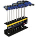 KLEIN TOOLS JOURNEYMAN™ 8 PC. 6" Metric T-Handle Hex Key Set w/ Stand