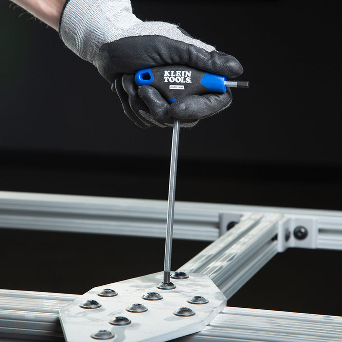 KLEIN TOOLS JOURNEYMAN™ 8 PC. 6" Metric T-Handle Hex Key Set w/ Stand