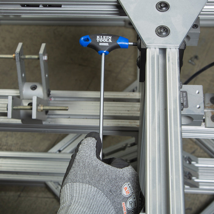 KLEIN TOOLS JOURNEYMAN™ 8 PC. 9" Metric T-Handle Hex Key Set w/ Stand