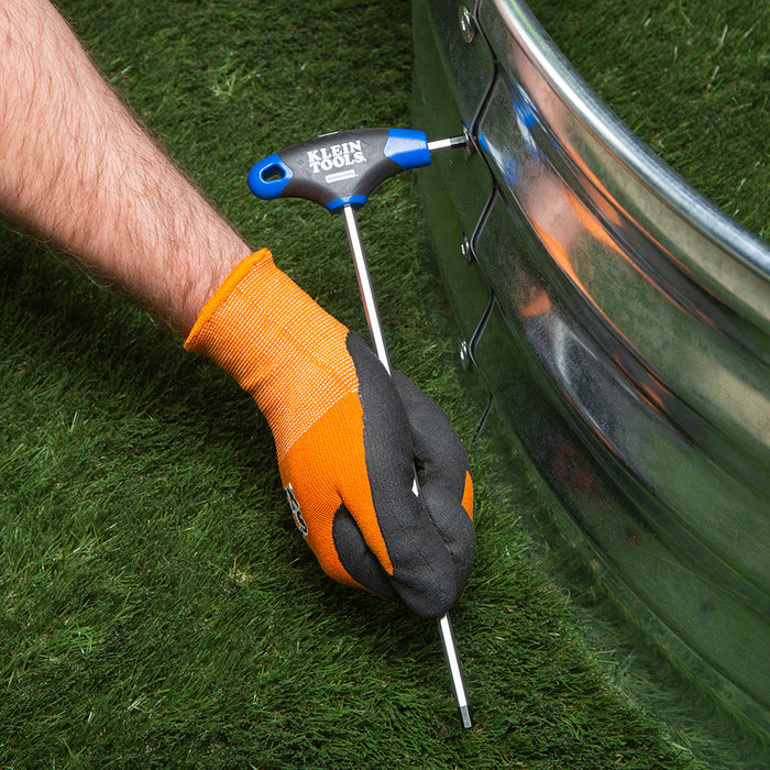 KLEIN TOOLS JOURNEYMAN™ 8 PC. 9" Metric T-Handle Hex Key Set w/ Stand