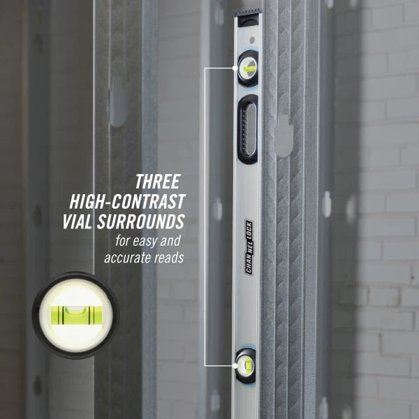 CHANNELLOCK 48" I-Beam Level, Magnetic