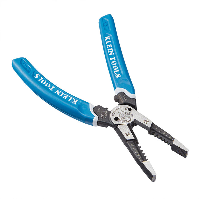 KLEIN TOOLS KLEIN-KURVE® 8-10 AWG Heavy-Duty Wire Stripper / Cutter / Crimper Multi Tool