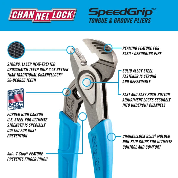 CHANNELLOCK 8" Tongue & Groove