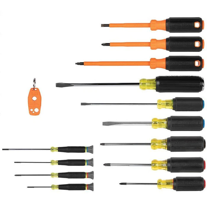 Klein Tools Color-Coded Screwdriver Set, 14-Pieces