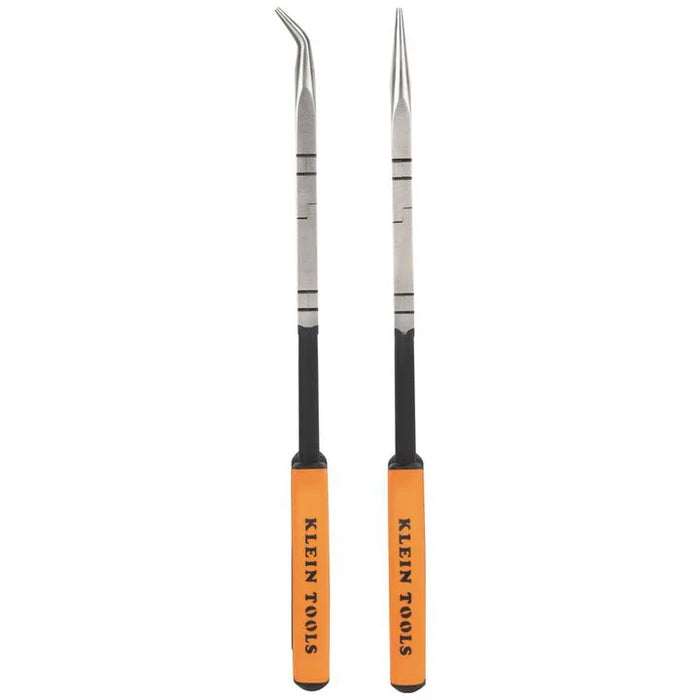 Klein Tools Long Reach Needle Nose and Bent Nose Pliers Set, 13-Inch, 2-Piece