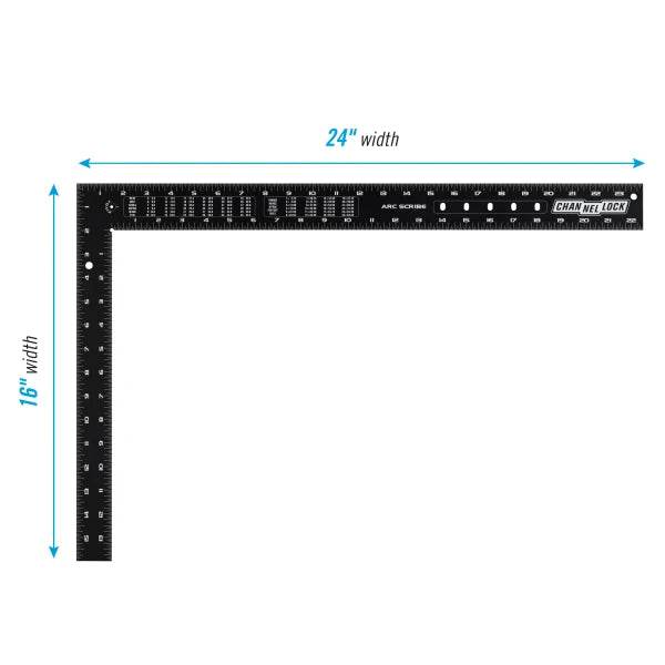 CHANNELLOCK 16x24" Framing Square