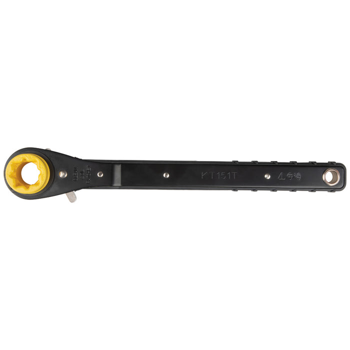 KLEIN TOOLS 4-IN-1 Lineman's Ratcheting Wrench