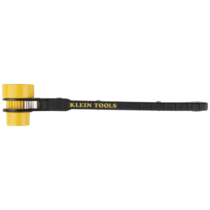 KLEIN TOOLS 4-IN-1 Lineman's Ratcheting Wrench