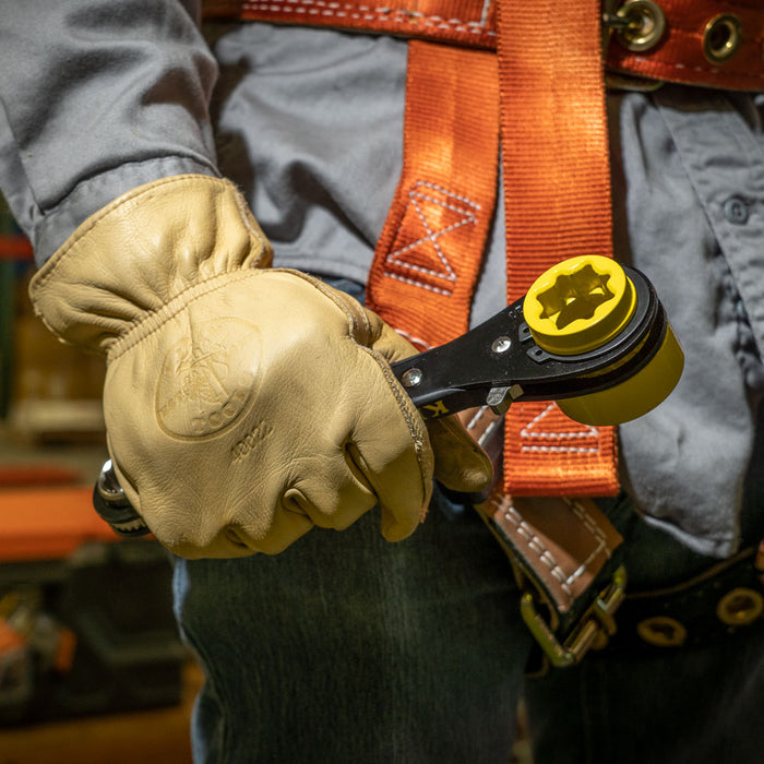 KLEIN TOOLS Llave de trinquete para liniero 6 en 1