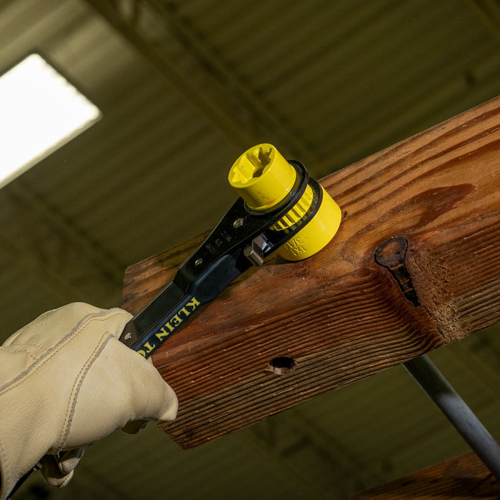 KLEIN TOOLS Llave de trinquete para liniero 6 en 1