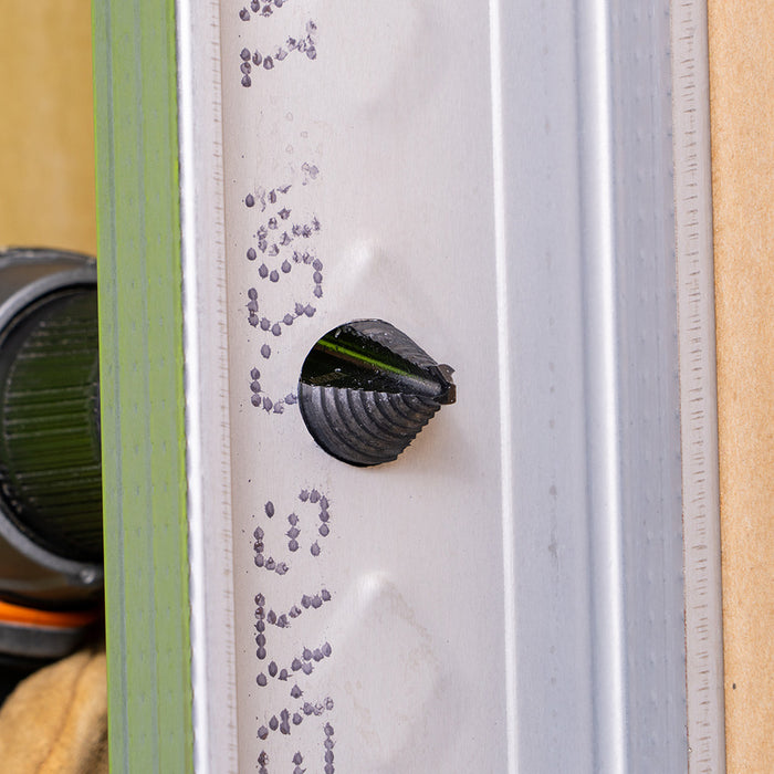 KLEIN TOOLS 3-Step Drill Bit, 3/8-Inch Hex, Double Straight Flute, 7/8-Inch to 1-3/8-Inch