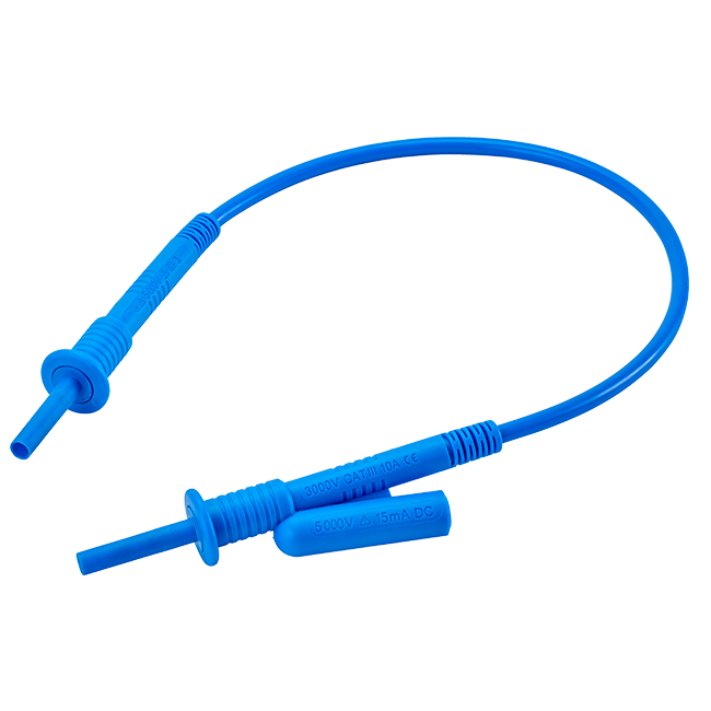 AEMC 2151.31 Lead – Replacement 1 ft 5kV Blue Jumper Lead for Megohmmeter Models 5050, 5060, 5070, & 6505