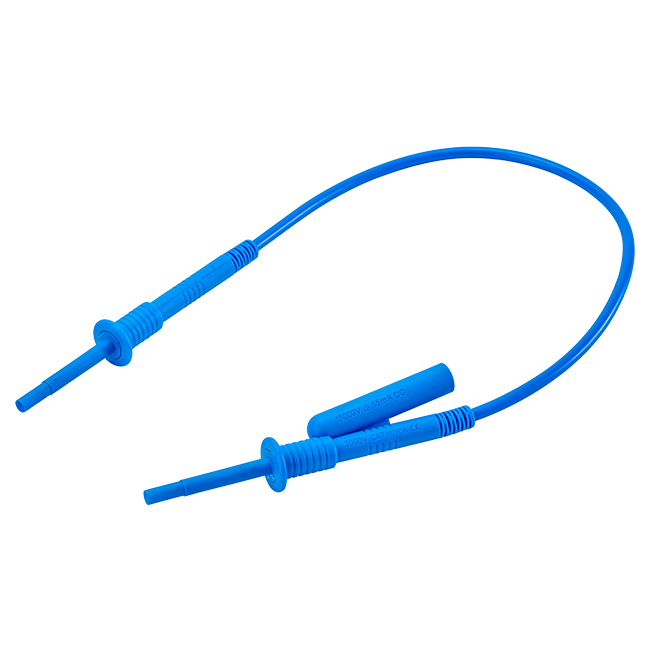 AEMC 2151.37 Lead – Replacement 1.5 ft 15kV Blue Jumper Lead for Megohmmeter Models 6550 & 6555