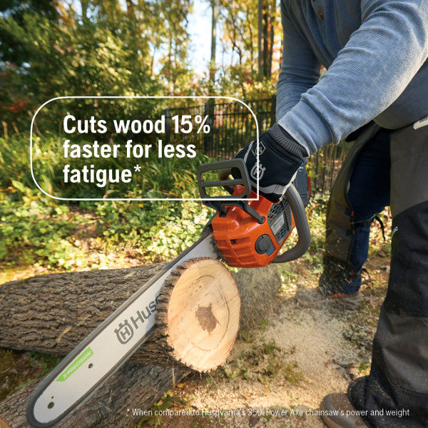 Husqvarna Power Axe 435i 16 inch 40V Battery Powered Cordless Chainsaw, 7.5 Ah Battery and Charger Included 970718224