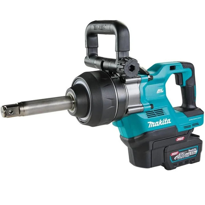Makita 40V Max XGT Brushless Cordless 1 Inch Square Drive D-Handle Impact Wrench with Friction Ring Kit