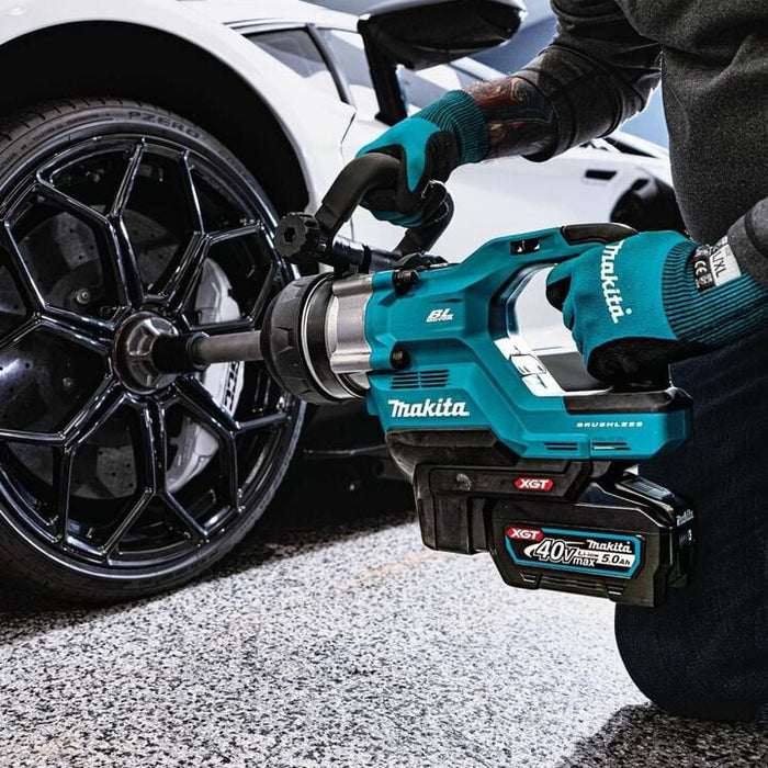 Makita 40V Max XGT Brushless Cordless 1 Inch Square Drive D-Handle Impact Wrench with Friction Ring Kit