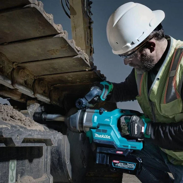 Makita 40V Max XGT Brushless Cordless 1 Inch Square Drive D-Handle Impact Wrench with Friction Ring Kit