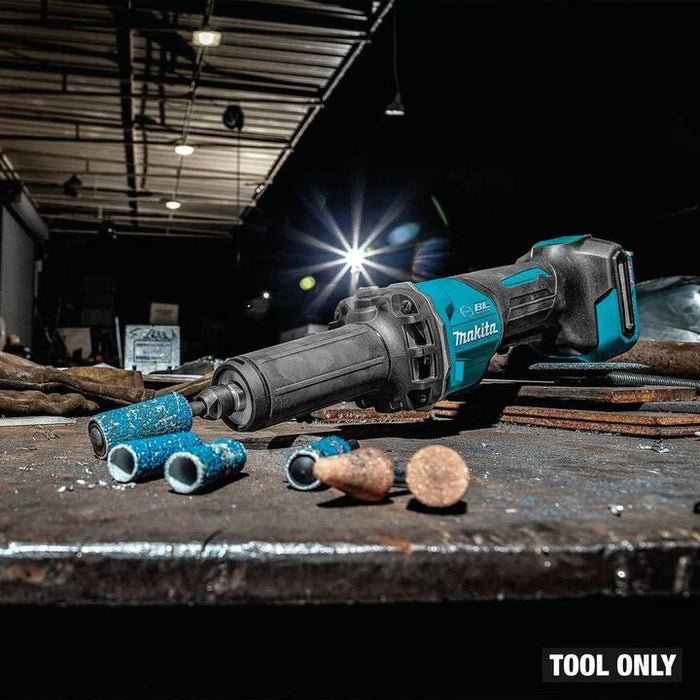 Makita 40V Max XGT Cordless 1/4 Inch Paddle Switch Variable Speed Die Grinder with Electric Brake (Bare Tool)