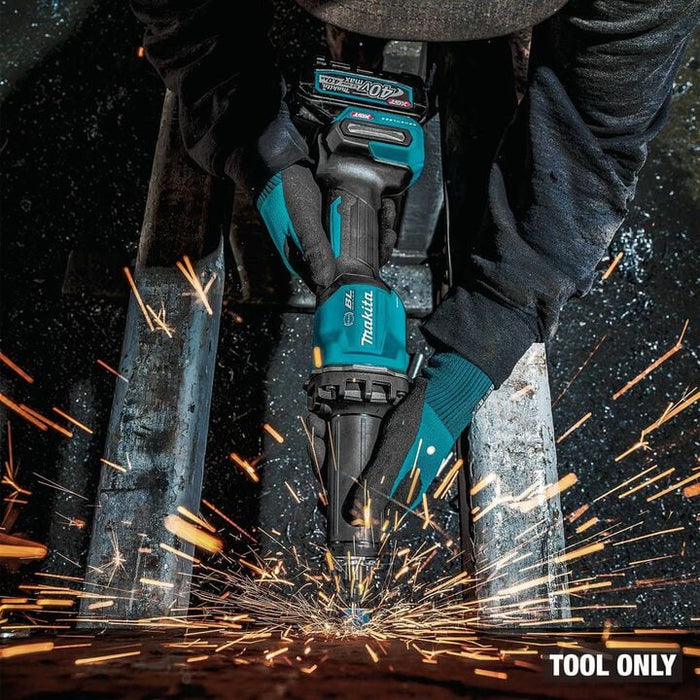 Makita 40V Max XGT Cordless 1/4 Inch Paddle Switch Variable Speed Die Grinder with Electric Brake (Bare Tool)