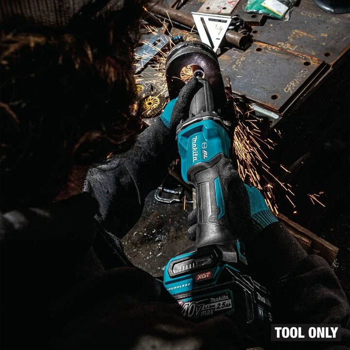 Makita 40V Max XGT Cordless 1/4 Inch Paddle Switch Variable Speed Die Grinder with Electric Brake (Bare Tool)