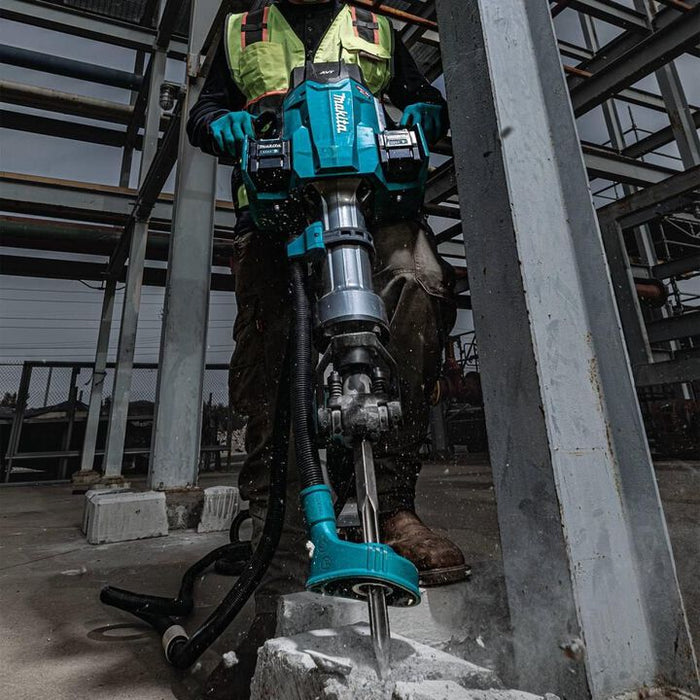 Makita 80V max (40V max X2) XGT Brushless 70 lb. 1-1/8 Inch Hex AVT Breaker Hammer 8 Ah Kit, AWS Capable with 4 Batteries