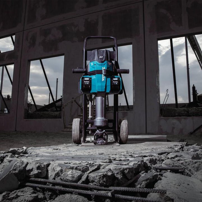 Makita 80V max (40V max X2) XGT Brushless 70 lb. 1-1/8 Inch Hex AVT Breaker Hammer 8 Ah Kit, AWS Capable with 4 Batteries