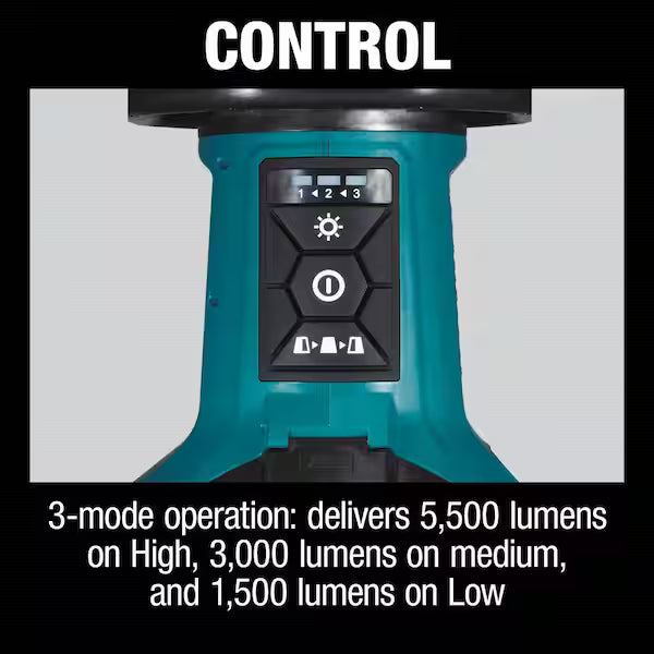 Makita 18V X2 LXT Lithium-Ion Cordless Upright L.E.D. Area Light, Light Only