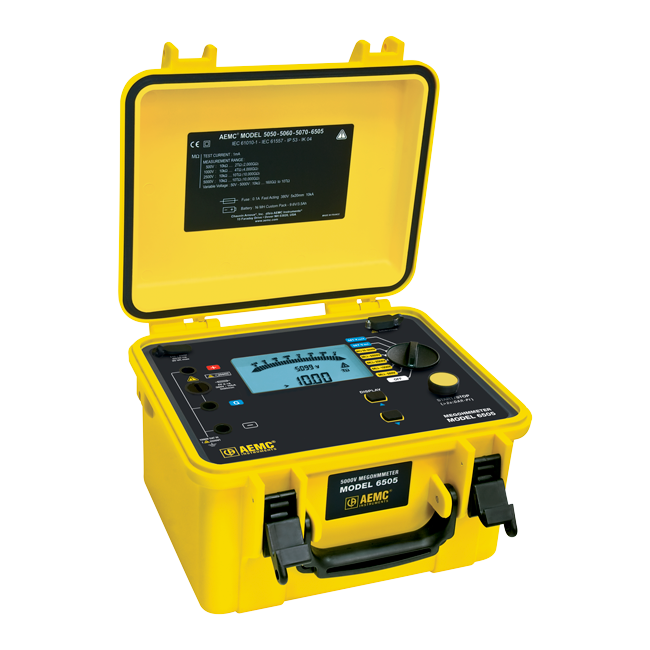 AEMC 2130.18 Megohmmeter Model 6505