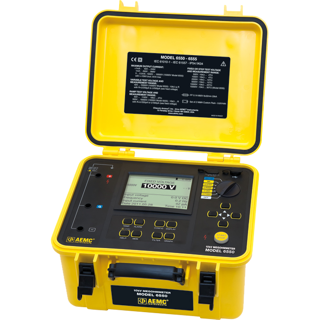 AEMC 2130.31 Megohmmeter Model 6550