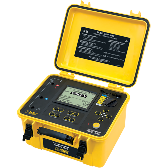 AEMC 2130.32 Megohmmeter Model 6555