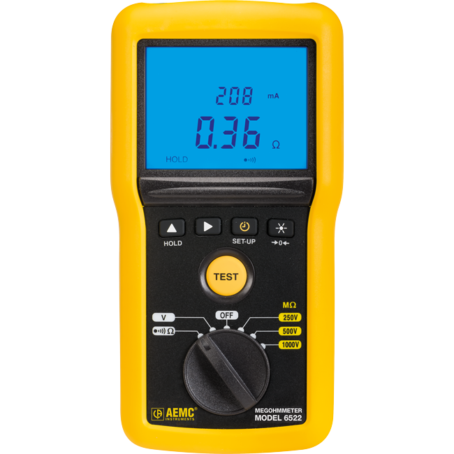 AEMC 2155.51 Megohmmeter Model 6522