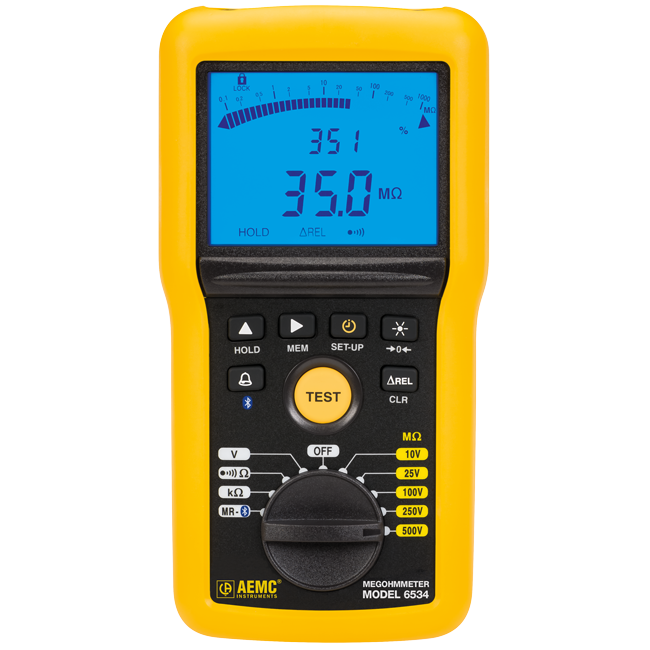 AEMC 2155.55 Megohmmeter Model 6534