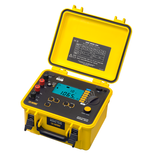 AEMC 2129.80 Micro-Ohmmeter Model 6240