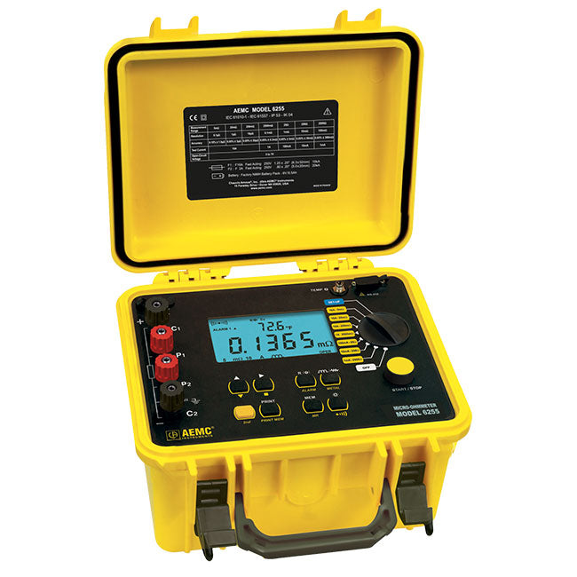 AEMC 2129.84 Micro-Ohmmeter Model 6255