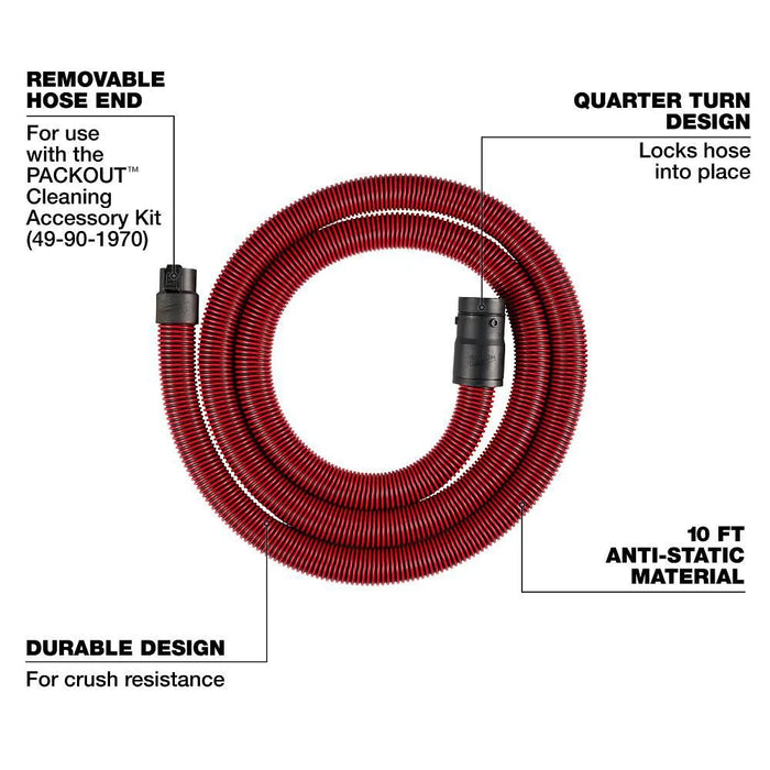 Milwaukee 10' Accessory Hose 49-90-1973