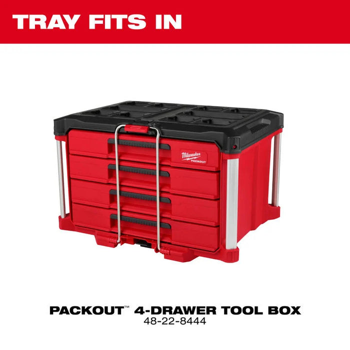 Milwaukee 77 pc. 1/4” & 3/8” Drive Metric, SAE, & Torx® Socket Set with Tray for PACKOUT™ Drawers