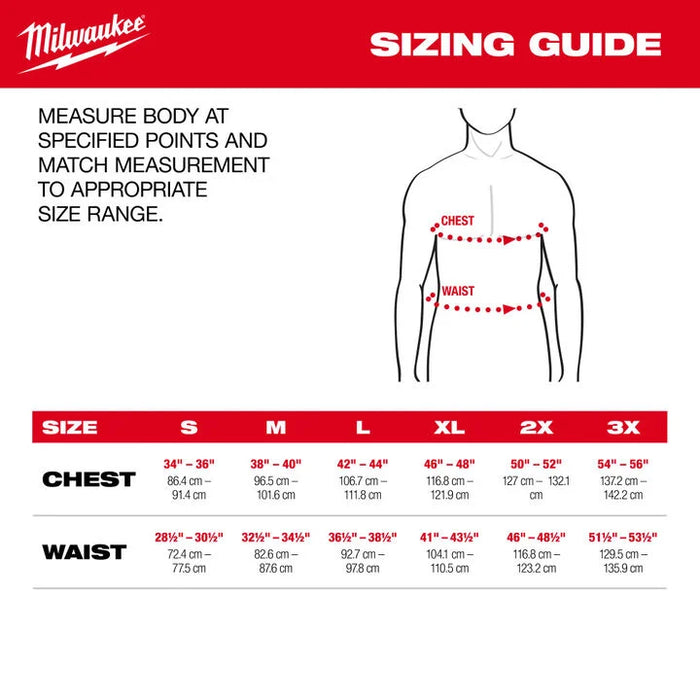 Milwaukee Heated Merino Wool Crew Neck Base Layer