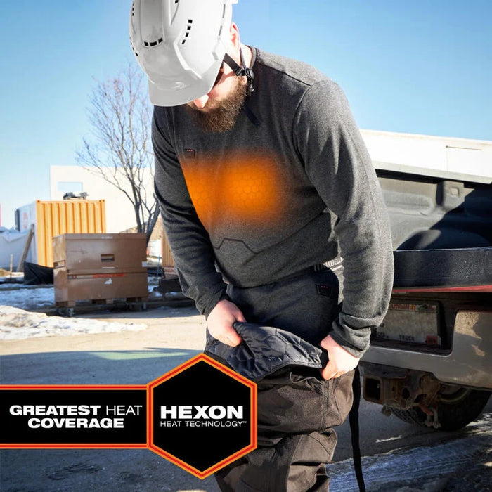 Milwaukee Heated Merino Wool Crew Neck Base Layer