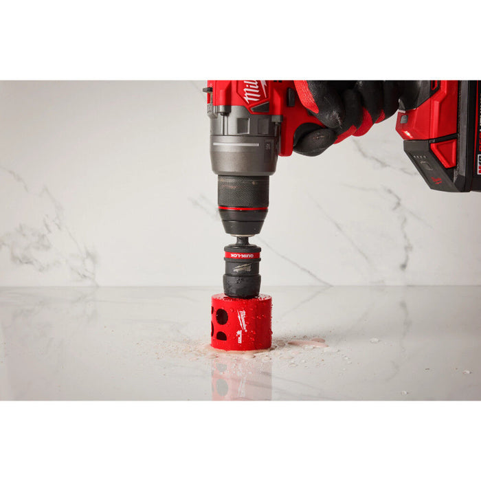 Milwaukee Large Thread Pin Adapters for QUIK-LOK Arbors 49-56-7575 + (5) FREE Quick Change Hole Saw Arbor 49-56-8000