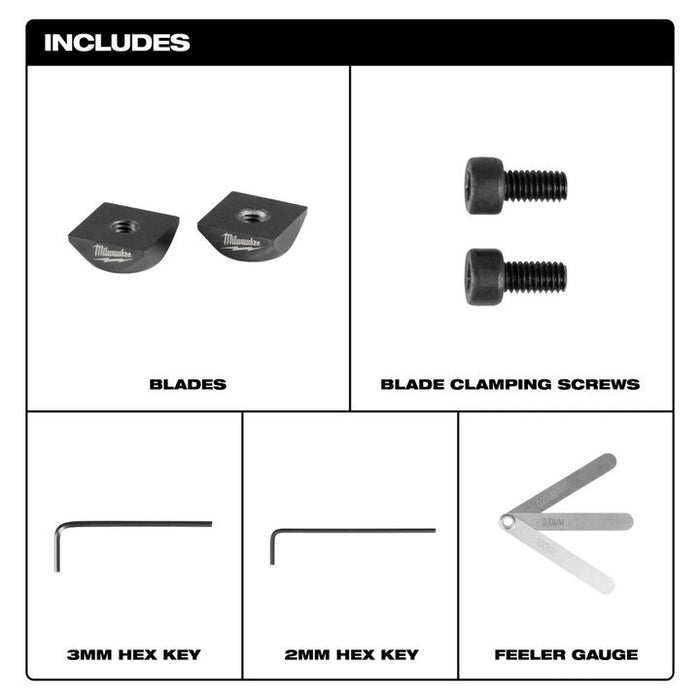 Milwaukee M12 FUEL™ 16 Gauge Scroll Shear Replacement Blade Set