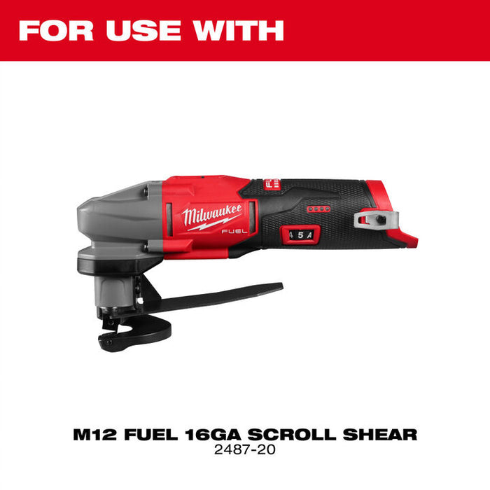 Milwaukee M12 FUEL™ 16 Gauge Scroll Shear Replacement Blade Set